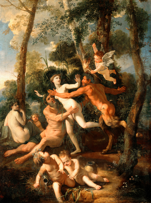 Pan and Syrinx, 1637 (oil on canvas)