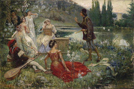The Decameron, 1906 (oil on canvas)
