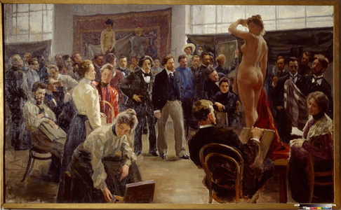 The workshop of Ilya Yefimovich Repin (Ilia Repin), 1899-1903 (oil on canvas)