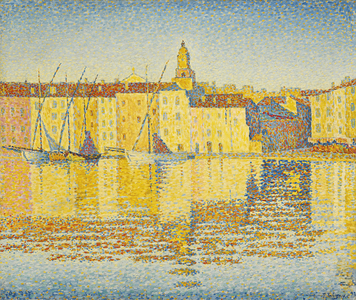 Port Houses, Saint Tropez, 1892 (oil on canvas)