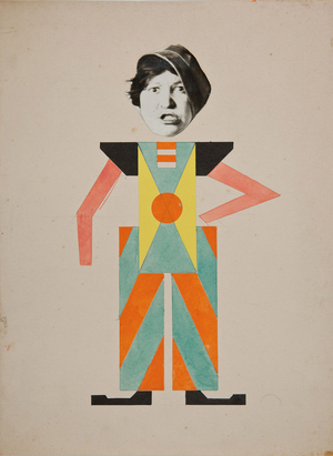 Self-Portrait, 1922 (collage and gouache on paper)