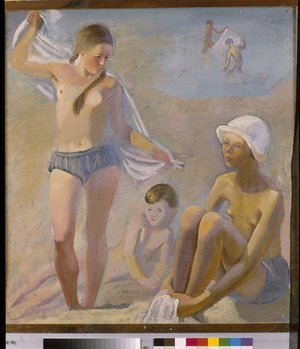 In the sun, 1934 (oil on canvas)