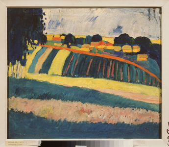 Landscape With A Road (Landscape With A Way), c.1910 (oil on canvas)