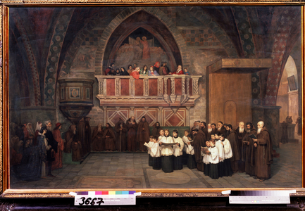 "Vepares In The Saint Francois Of Assisi Church, Italy", 1871 (painting)