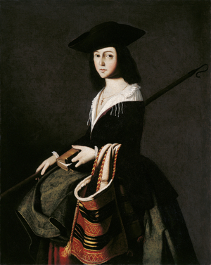 Saint Marina (Saint Marine), c.1640-45 (oil on canvas)