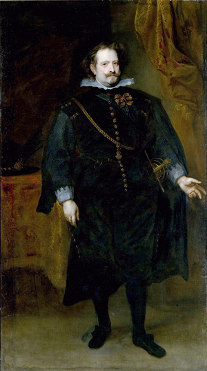 "Portrait of Diego Felipe de Guzman, Marquis of Leganes (1580-1655) Spanish politician", c.1634 (painting)