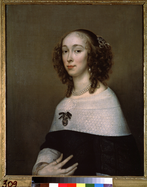 Women's Portrait (Portrait Of A Lady), 1653 (oil on canvas)