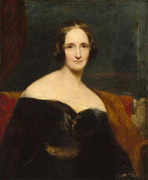 Portrait of Mary Shelley, British writer, c.1840 (oil on canvas)