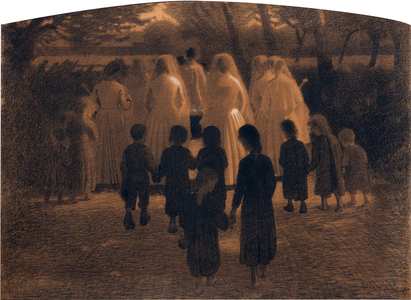 The Dead Child (Il Morticino), 1903 (pastel on cardboard)