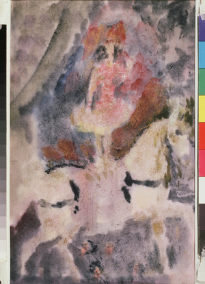 A circus Horsewoman on a White Horse, 1936 (watercolour on paper)
