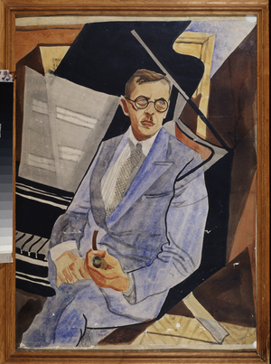 Portrait of the composer Philipp Kozitsky (1893-1960), 1931 (ink on paper)