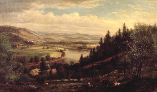 Vermont Scene (oil on canvas)