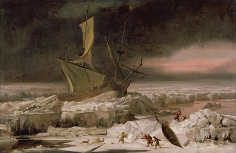 Arctic Adventure, or A Ship in Distress off Greenland, c.1677 (oil on canvas)