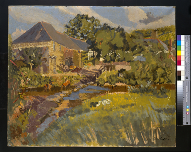 Rushford Mill, 1916 (oil on canvas)