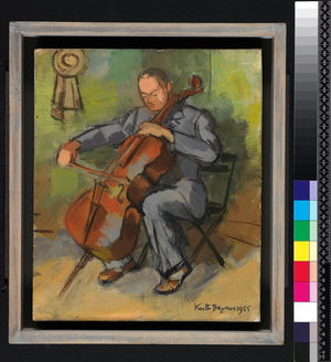 Antonie Gili at Vernet-Les-Bains, c.1955 (oil on canvas board)