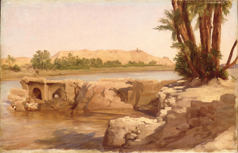 On the Nile, 1868 (oil on canvas)