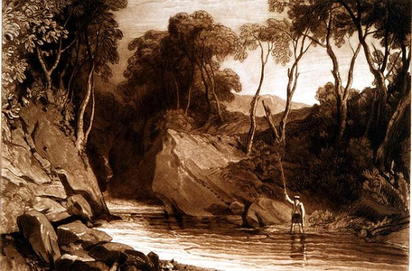 F.30.I Near Blair Athol, from the 'Liber Studiorum', engraved by William Say, 1811 (etching)