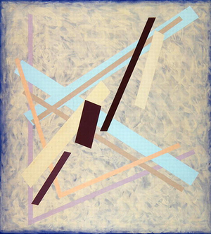 Young Persons Guide to Suprematism, c.1976-77 (acrylic on cotton duck)