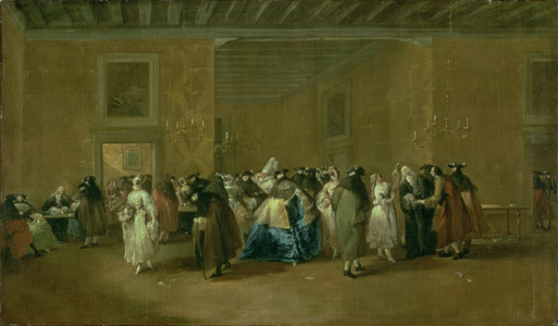 The Sala Grande of the Ridotto, Palazzo Dandolo, San Moise, 1755-60 (oil on canvas)