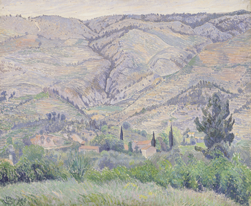 Le Ragas, near Toulon, c.1930 (oil on canvas)