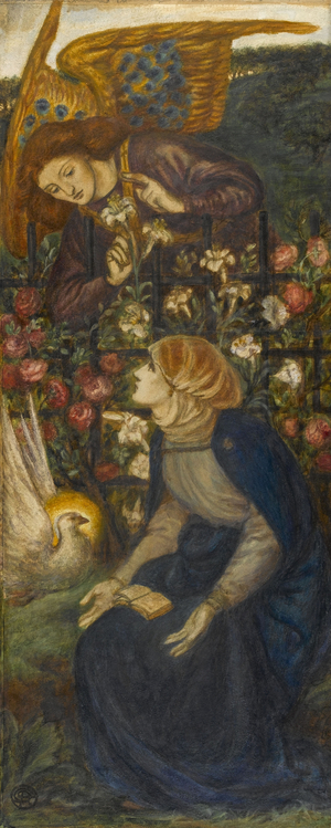 The Annunciation, 1861 (gouache on paper)