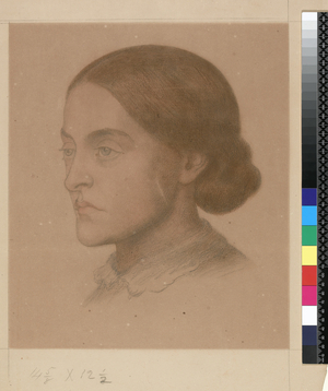 909 T.2268 Christina Rossetti (drawing)