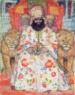 King Solomon, 1940 (oil, gouache and gold leaf on paper)