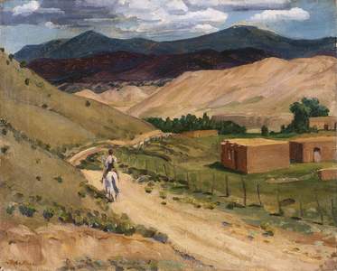 Road to Chimayo, 1926 (oil on canvas)