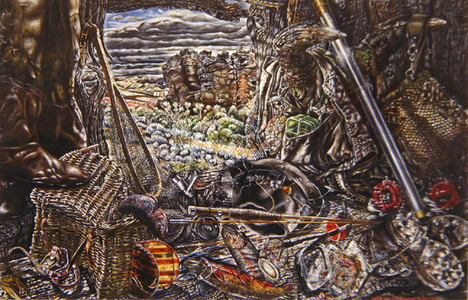 The Purist, 1949 (gouache on paper on board)