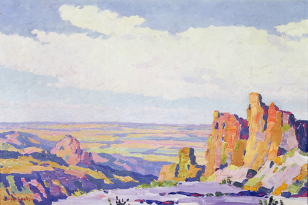 Western Kansas (oil on canvas)