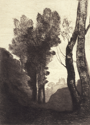 Environs de Rome, 1866 (etching)