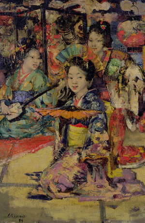 Geisha Girls, 1894 (oil on canvas)