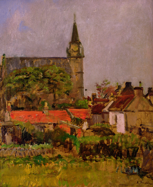 Ceres, Fife (Fifeshire Village) c.1924-27 (oil on canvas)