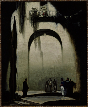 The Unknown Corner (oil on canvas)