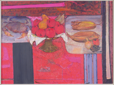 Compotier of Apples, 1987-88 (oil on board)