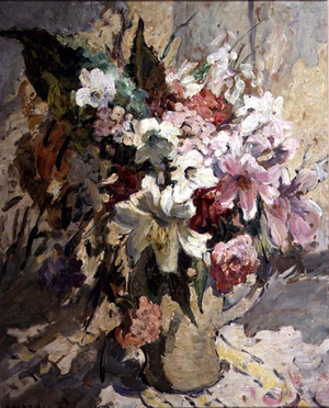 Vase of Mixed Flowers