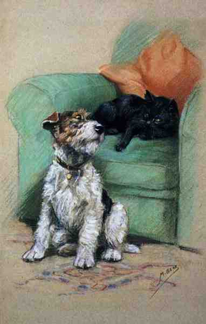 You are the Lucky One (pastel on paper)