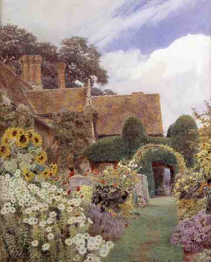 Cleve Prior: Sunflowers, 1901 (w/c on paper)