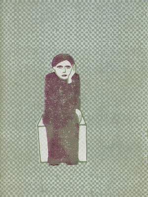 Sitter, 2007 (woodcut)
