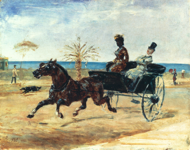 The Black Countess, 1881 (oil on board)