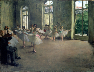 The Rehearsal, c.1873-78 (oil on canvas)