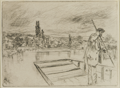 The Punt, 1861 (etching on paper)