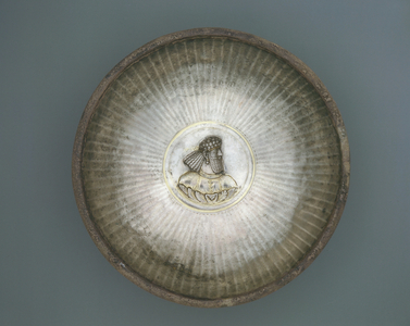 Bowl, Iran, Sasanian Period (silver and gilt)