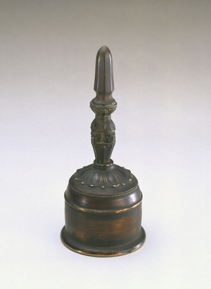 Buddhist ritual bell, Kamakura period, 1185-1333 (ceramic)