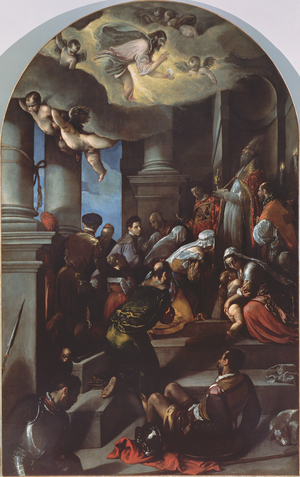St. Eleutherius Blesses the Devout (altarpiece)