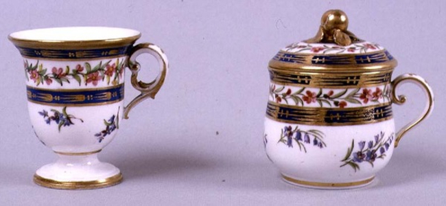 Cup and saucer, Italian, 18th century