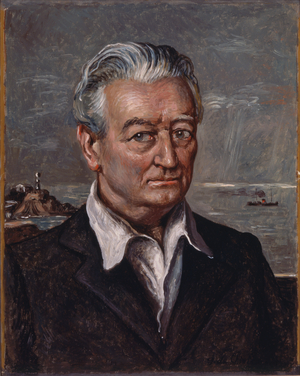 Portrait of Lionello de Lisi, 1954 (oil on canvas)