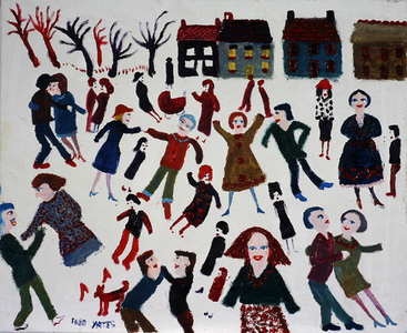 A Child's Painting (oil on canvas)