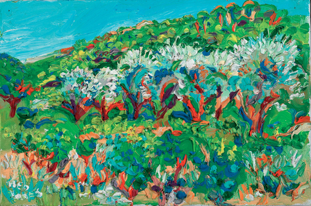 Les Oliviers Encore (oil on canvas)