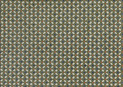 Hand stencil-dyed paper, mid 20th century (paper)